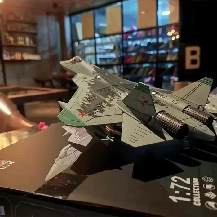 Modèle d'avion de chasse 1:72 en plastique PVC puzzle 3D à assembler soi-même pour collectionneurs et amateurs d'aviation