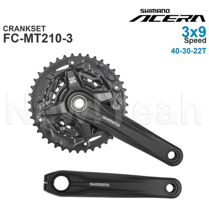 Groupe de transmission SHIMANO ACERA M3000 3x9 vitesses avec pédalier FC-MT210-3 et boîtier de pédal