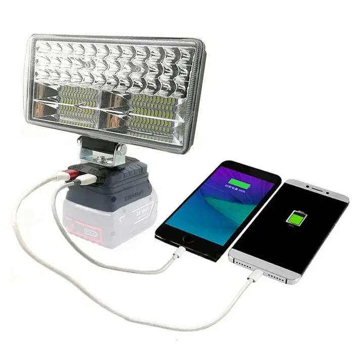 Lampe de travail LED lampe de poche torche USB adaptateur de chargeur de téléphone portable pour Bos