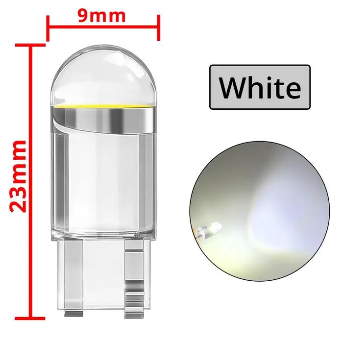 Ampoules LED Cob en verre pour voiture