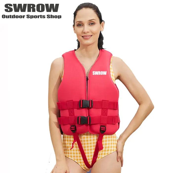 Gilet de sauvetage en néoprène pour enfants et adultes, Portable, pour Sports aquatiques, flottabili