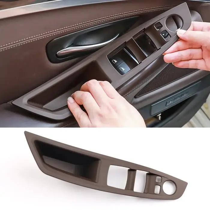 Pour BMW 2011-2017 5 séries F10 F18 F11 poignée de porte de voiture panneau protecteur tirer revêtem