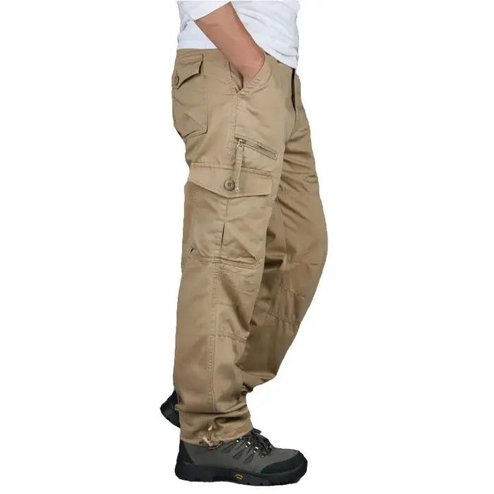 Salopette cargo tactique camouflage printemps automne - Multi-poches pour chasse militaire streetwear