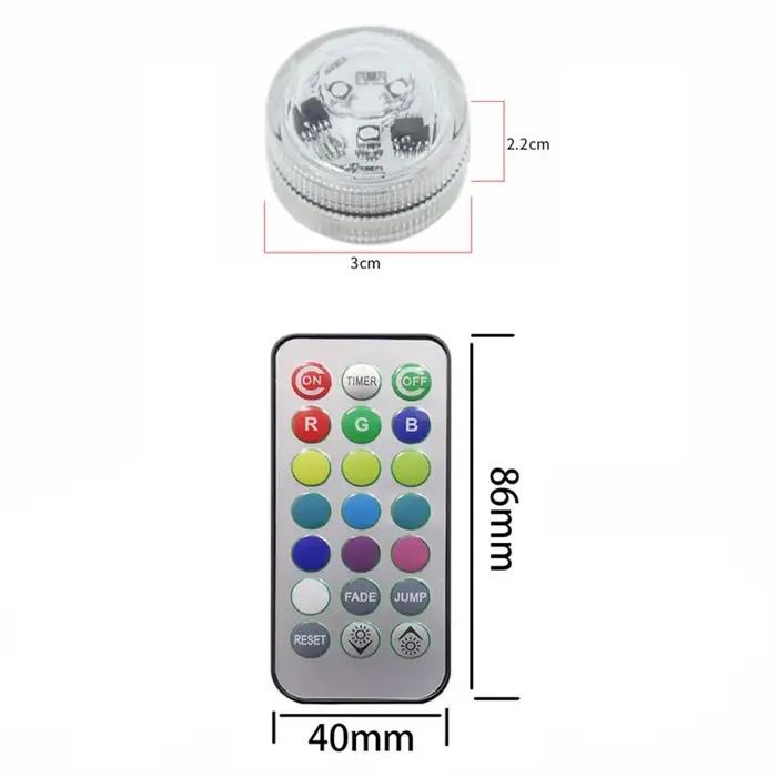 SubSN-Lumières LED RVB étanches, lumière sous-marine pour mariage, chauffe-plat, bain à remous, sécu