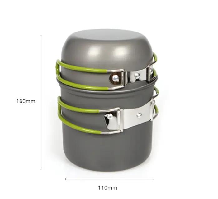 Ensemble de casseroles de camping ultralégères : Kit de cuisine