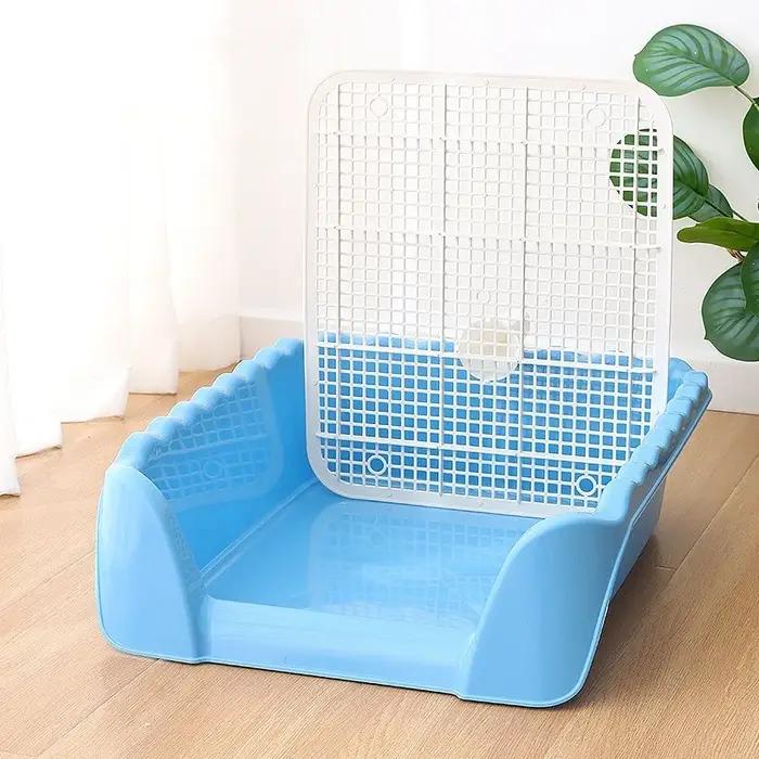Bac de propreté amovible pour chiot, pour l'entraînement à la propreté à domicile, avec support pour tapis absorbant, pour chien et animal de compagnie