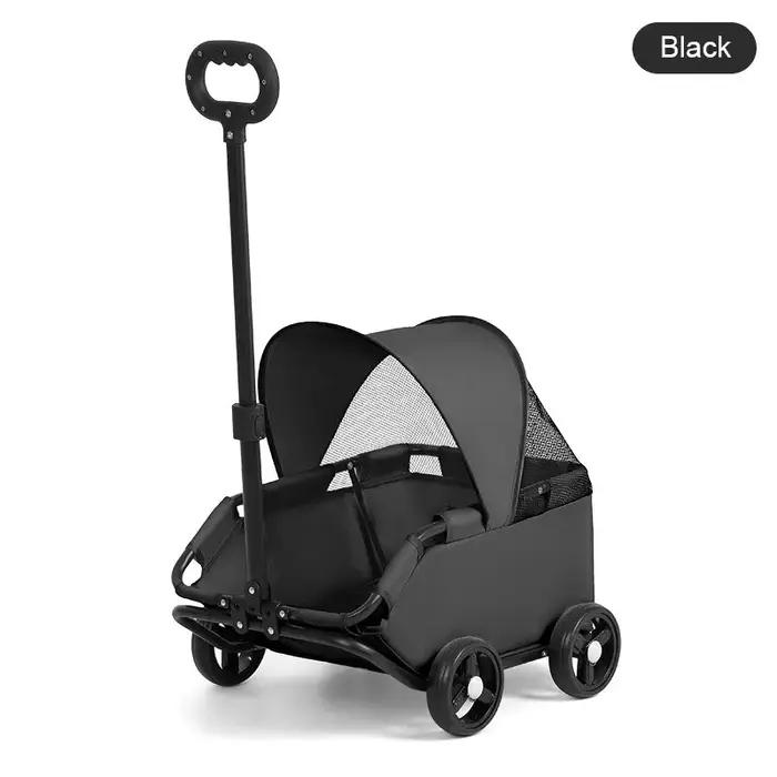 Petite poussette pour animaux de compagnie pour chiens