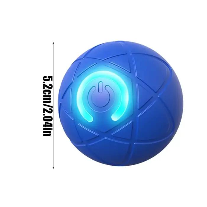 Boule roulante automatique en polaire pour chiens, jouet interactif et sécuritaire pour extérieur, occasions spéciales et quotidienne