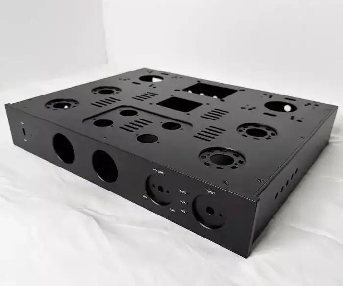 Châssis push-pull tout en aluminium - Boîtier de préampli en alliage d'aluminium, châssis audio HiFi