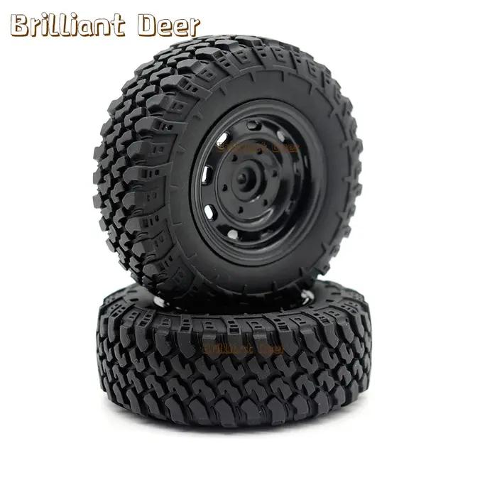 Roues RC en caoutchouc hexagonales MN99S de 5mm pour MN98 MN82, mise à niveau de voiture tout-terrain WPL C24-1 B36 D12 C64 D74-1, pneu RC haute performance