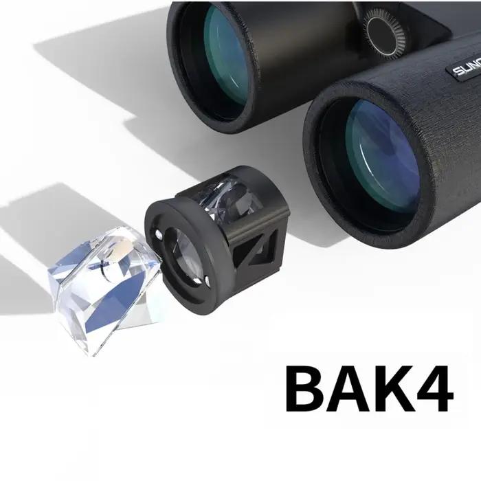 Jumelles grand angle 10x42 BAK-4 waterproof haute magnification - télescope remote chasse randonnée