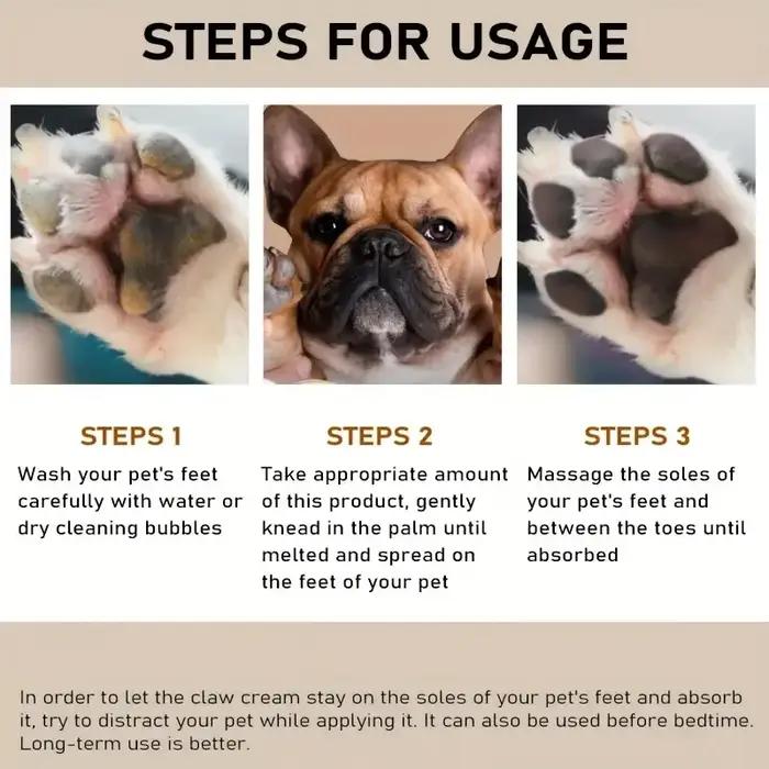 Crème protectrice pour les pattes des animaux réparation des pattes gercées baume pour le nez et les pattes des chiens et chats hydratant pour les pattes des animaux de compagnie occasions spéciales