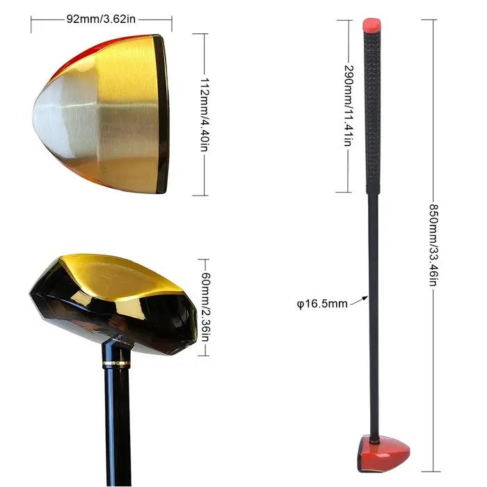 Ensemble de clubs de golf Park avec poignée ergonomique antidérapante et couvre-tête durable – Équipement de sport de plein air léger pour débutants
