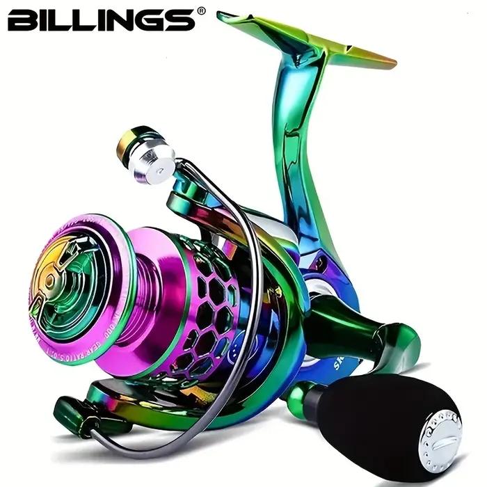Moulinet BILLINGS SK Série 1000-6000 pour pêche en mer océanique lac rivière eau douce eau salée robuste aluminium CNC filature pêcheur occasionnel professionnel