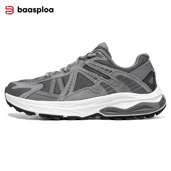 Baasploa-Chaussures de course décontractées légères et respirantes pour hommes