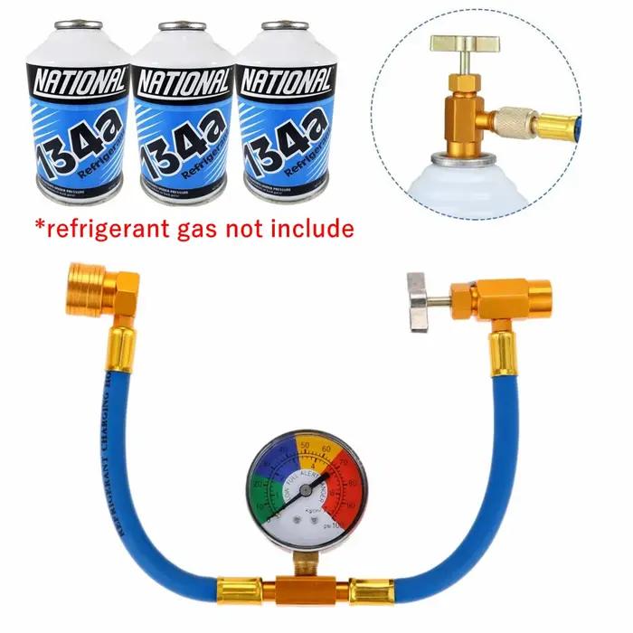 Freon-Kit de Tuyau de Recharge de Climatisation Automobile, Basse Pression, Noyau de Valve de Climat