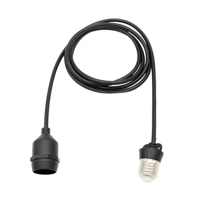 Base de lampe E27 extérieure AC 110-240V avec rallonge