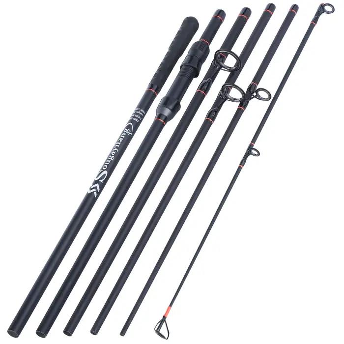 Canne à pêche Sougayilang en fibre de carbone 3.0m 3.6m 6/7 sections pour pêche à la carpe lac rivière étang occasionnel usage