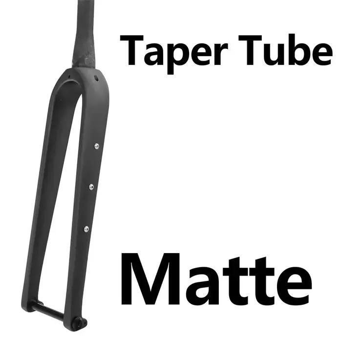 Fourche en carbone ultralégère pour vélo de route et cyclocross occasionnelle avec frein à disque 700C mat ou brillante