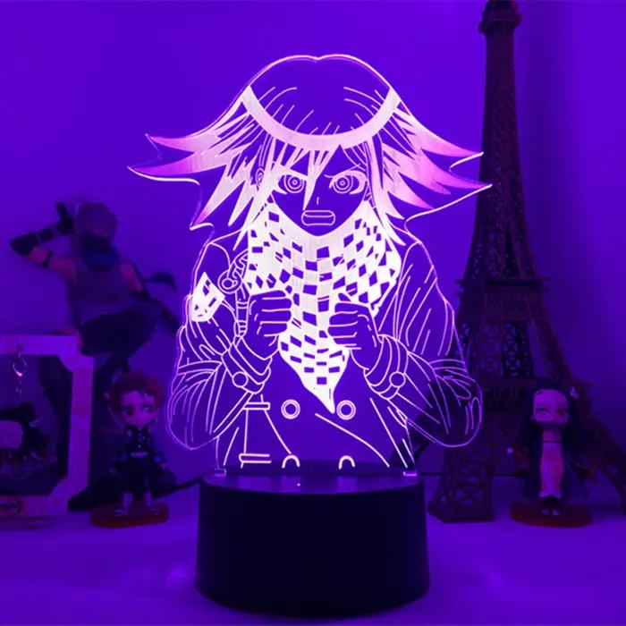 Anime Danganronpa V3 Nagito Komaeda Led veilleuse Nagito Komaeda jeu Figure lampe de chevet pour cha