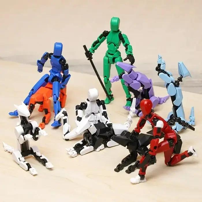 Bricolage lumineux T13 multi-articulé mobile Shapeshift Robot 3D imprimé Mannequin chanceux