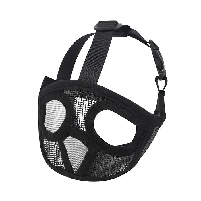 Muselière anti-vol et anti-morsure pour chiens, en maille respirante, pour bouledogues français et p