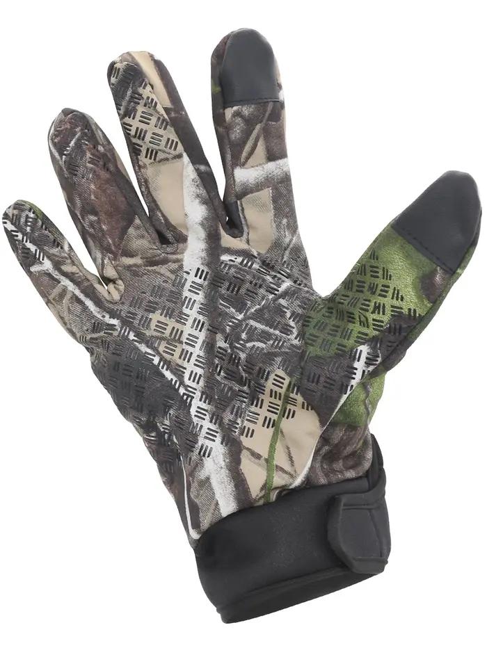 Gants de chasse camouflage pleine main antidérapants écran tactile pour vélo et sports outdoor printemps/automne
