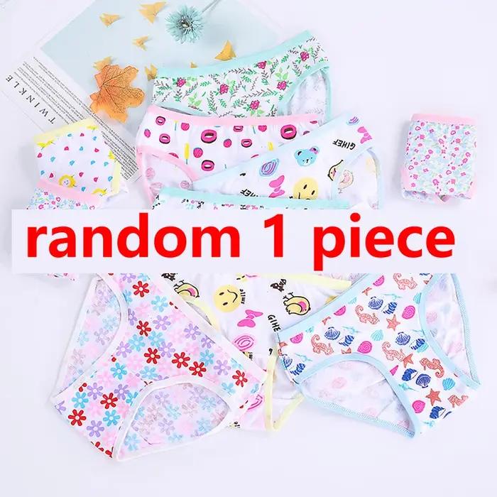 1/3/6/12 pièces 100% coton culottes ensembles filles enfants slips courts sous-vêtements