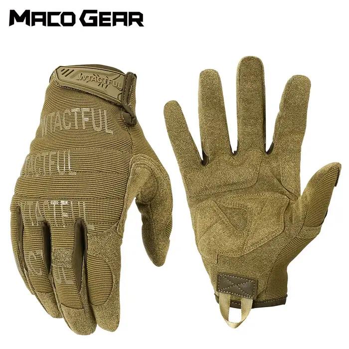 Gants tactiques extérieur écran tactile sport escalade tir chasse équitation vélo doigts complets anti-dérapants