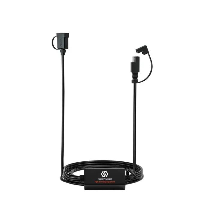 Chargeur rapide USB pour moto étanche