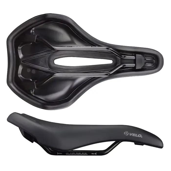 Selle de vélo VELO VL-3543 confortable absorption des chocs creux respirant légère pour VTT et vélos de route occasions spéciales