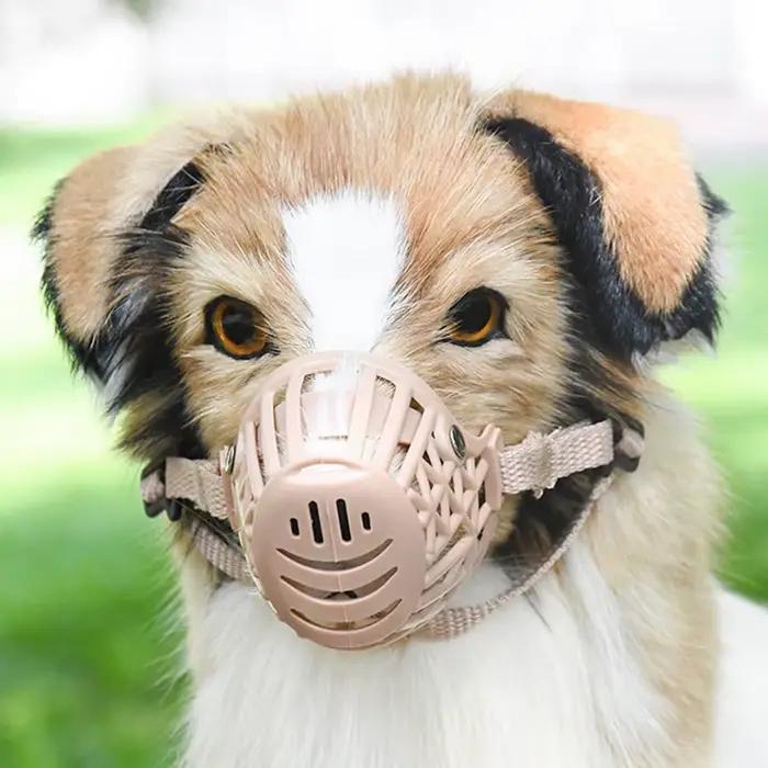 Masque buccal respirant réglable pour animaux de compagnie