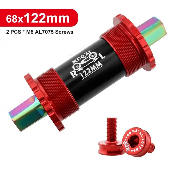 Roulement en céramique support de pédalier de vélo 68*103 107 110 113 119 122mm axe carré en titane route VTT axe Centra