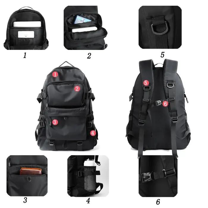 MOYYI léger décontracté sac à dos pour ordinateur portable pour hommes grand espace étanche voyage s