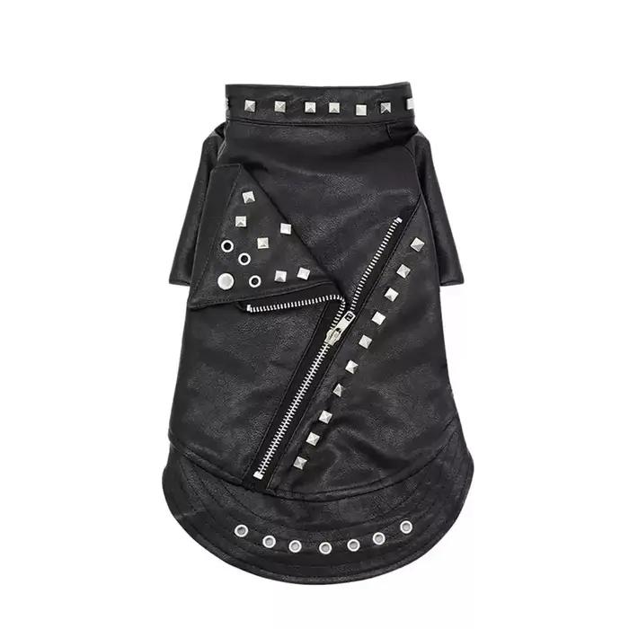 Veste en cuir pour chien