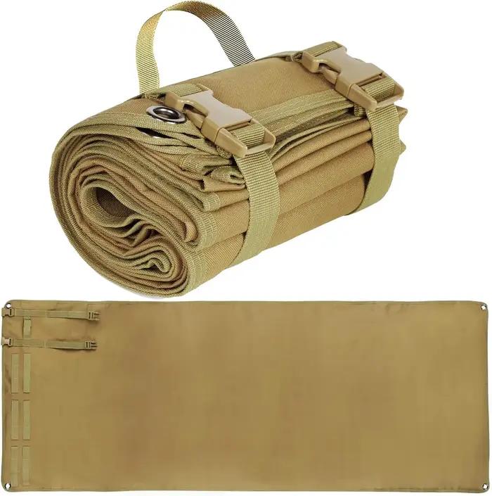 Tapis de tir tactique en nylon TPU 900d pour chasse, plage, randonnée et repos confortables en plein air