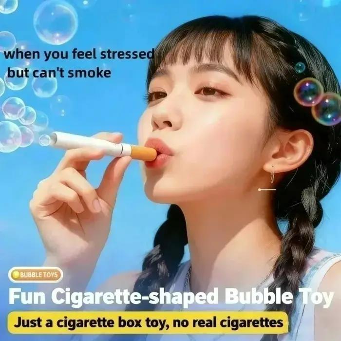 Boîte à cigarettes en plastique anti-stress avec machine à bulles portable pour adultes et enfants, accessoire de décoration et détente pour bureau et extérieur