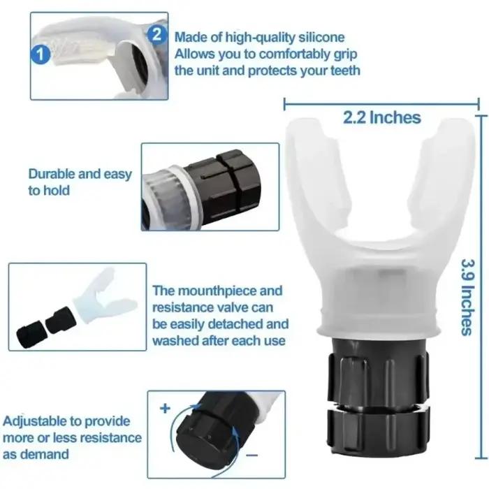 Appareil Portable d'Exercice Respiratoire pour Poumons