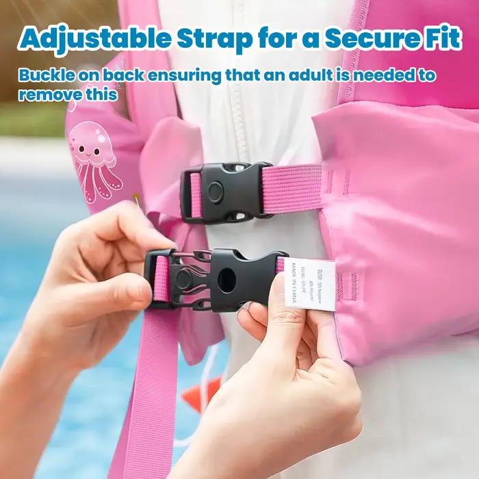 Gilet de sauvetage pour enfants, bras de natation, sifflet flottant, gilet de sauvetage pour enfants