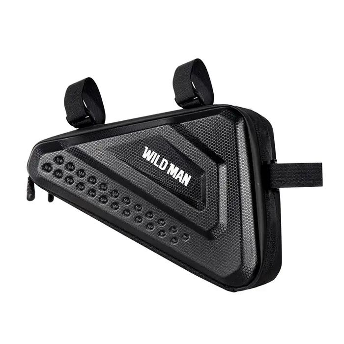WILD MAN-Triangle EVA sac de vélo à coque rigide