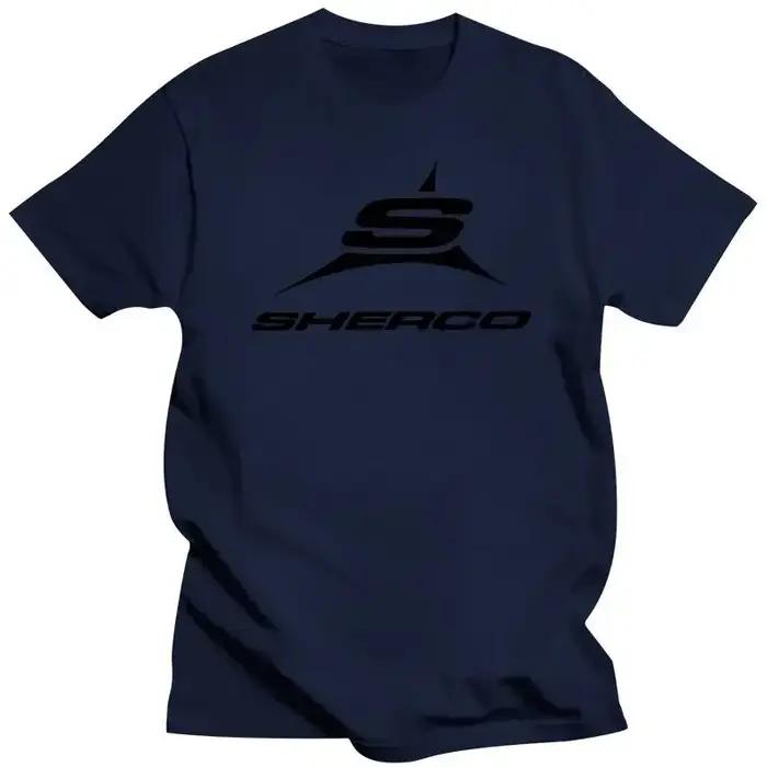 T-shirt sherco pour hommes, 100% coton, imprimé amusant, style Harajuku, col rond, manches courtes, pour hommes, occasions spéciales