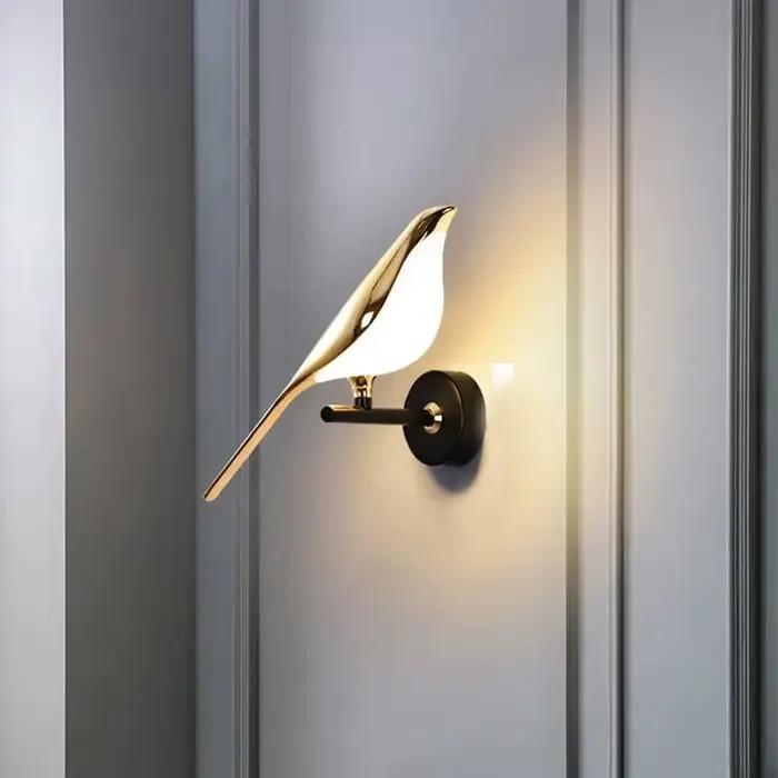 Applique Murale LED en Forme d'Oiseau localité au Nordique Créatif Luminaire Décoratif d'Nik Idéal p