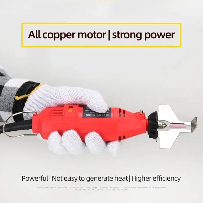Kit d'affûtage de tronçonneuse électrique, machine à affûter les chaînes, ponceuse rapide portative pour chaînes de tronçonneuse, lime électrique EU USA UK AU