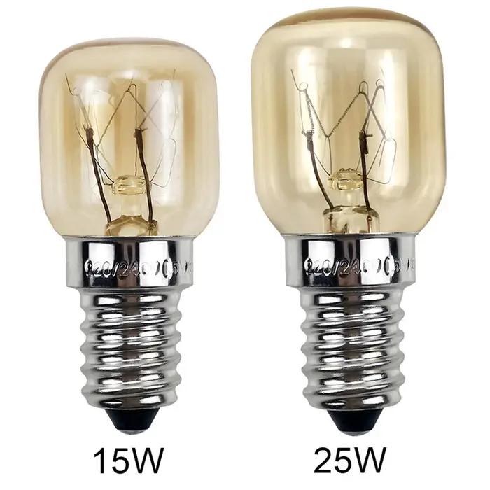 Ampoules de four à micro-ondes résistantes à 300, lampe à vapeur à filament de tungstène, haute temp