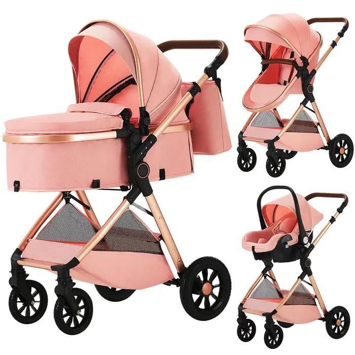 Poussette 3 en 1 pour bébé