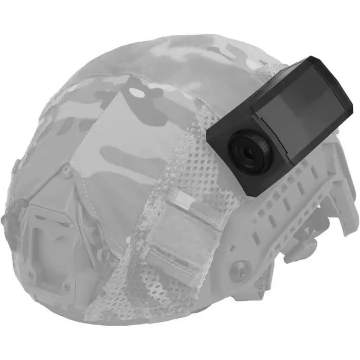 Caméra tactique pour casque avec système de fixation à boucle, accessoire de décoration pour casques, équipement pour tir et jeux CS.