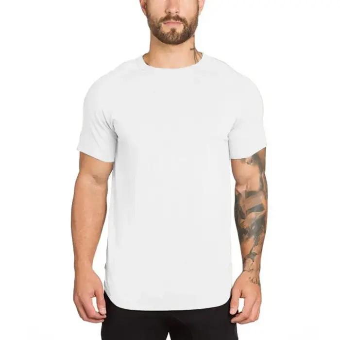 T-Shirt à manches courtes pour homme en coton respirant, design hip-hop, streetwear, slim fit, pour hommes, occasions estivales et urbaines