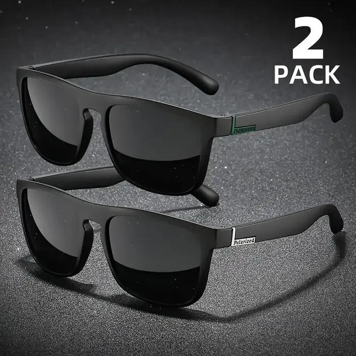 Lunettes de soleil carrées polarisées pour hommes et femmes