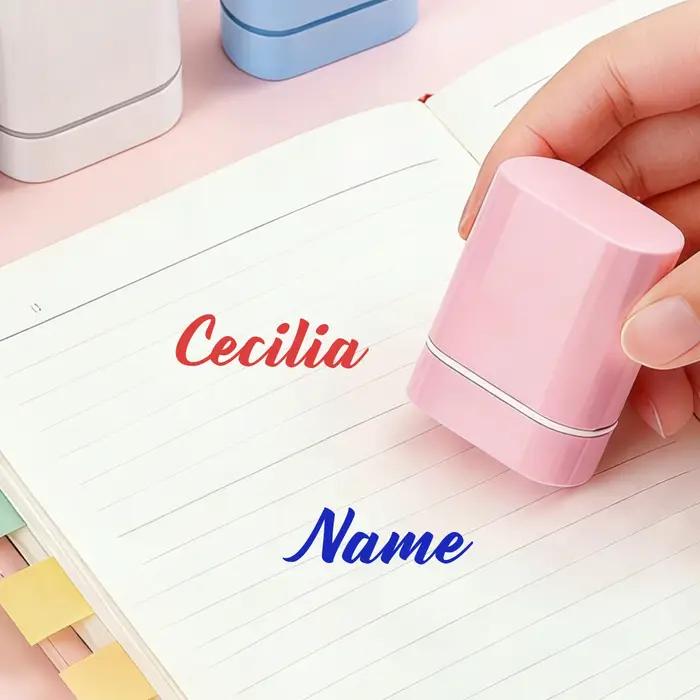 Tampon nominatif personnalisable couleur unie pour vêtements pour vêtements et accessoires personnalisation facile et durable pour couturiers et amateurs occassions spéciales et cadeaux