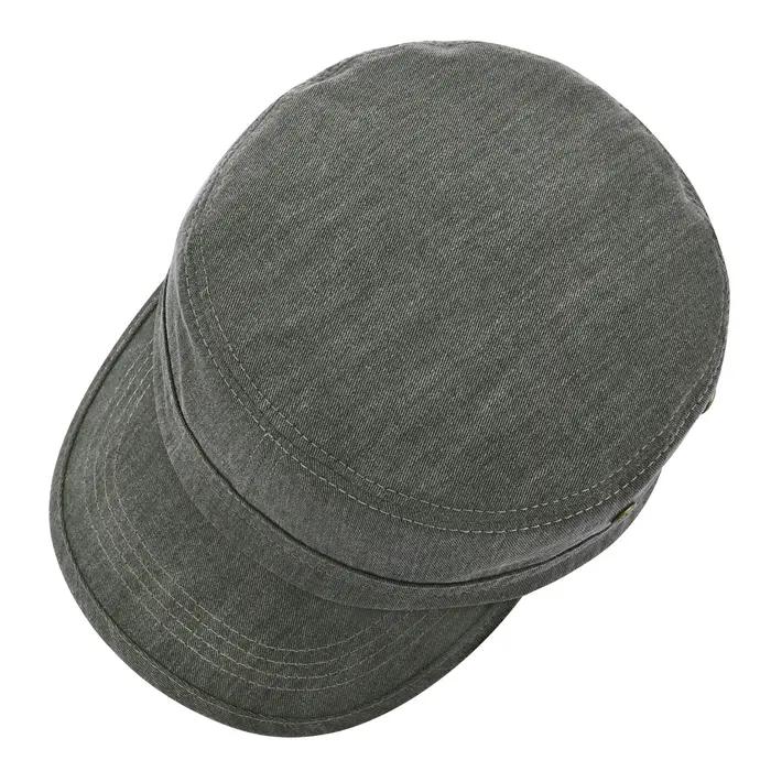 BOTVELA-Casquette militaire en sergé de coton pour hommes et femmes, chapeau vintage réglable, dessu